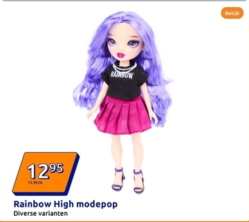 Aanbieding: Rainbow High modepop