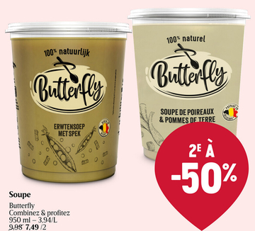 Offre: Soupe Butterfly Combinez & profitez