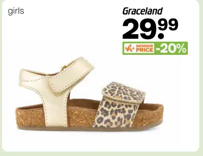 Aanbieding: Graceland meisjes sandalen