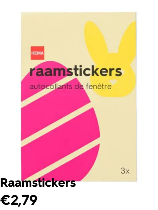 Promotie: Raamstickers