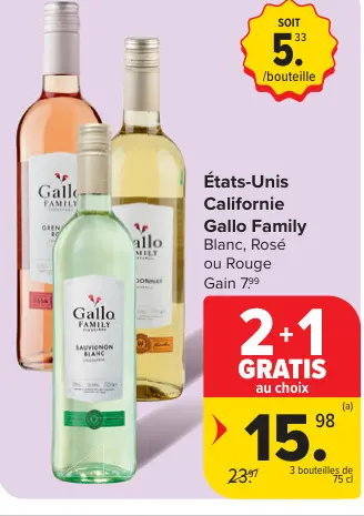 Offre: Gallo Family