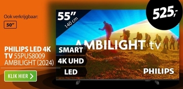 Aanbieding: Philips 55PUS8009 Ambilight (2024)