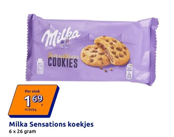 Promotie: Milka Sensations koekjes
