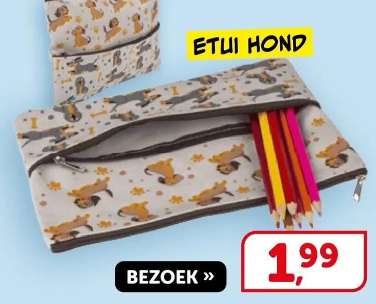 Aanbieding: Etui hond