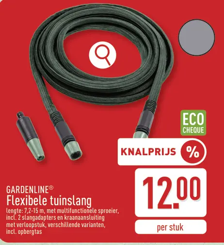 Promotie: Flexibele tuinslang
