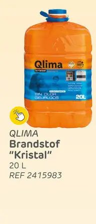 Aanbieding: Qlima kachelbrandstof kristal 20l