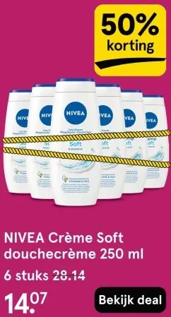 Aanbieding: Crème Soft douchecrème