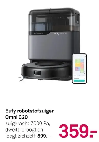 Aanbieding: Robotstofzuiger Omni C20