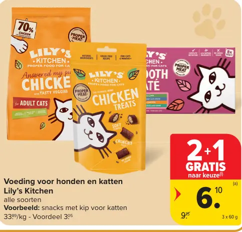Promotie: Voeding voor honden en katten
