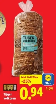 Aanbieding: Tijger volkoren