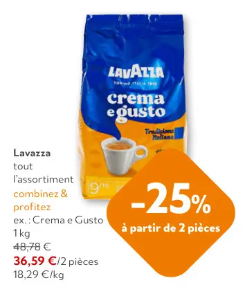 Offre: Crema e Gusto