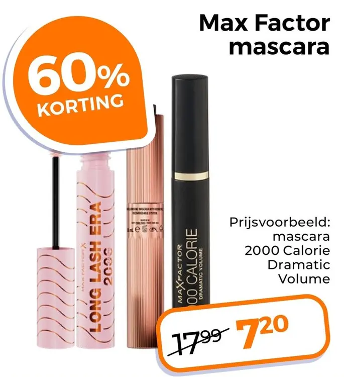 Aanbieding: Max Factor mascara