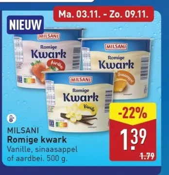 Aanbieding: Romige kwark