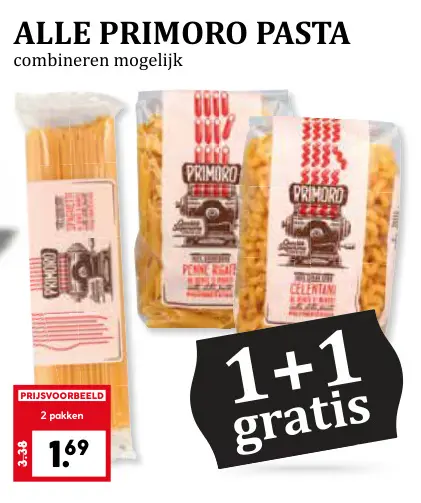 Aanbieding: Primoro pasta