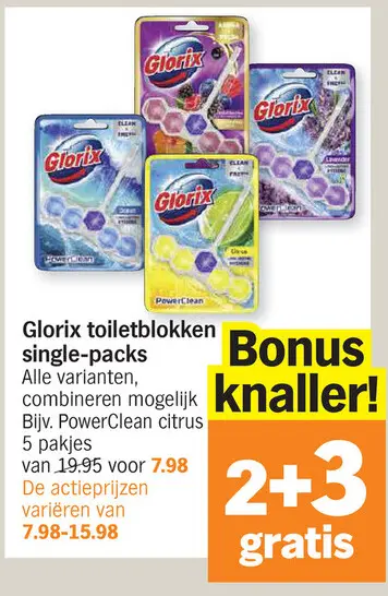 Promotie: toiletblokken single-packs