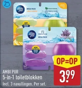 Aanbieding: 5-in-1 toiletblokken
