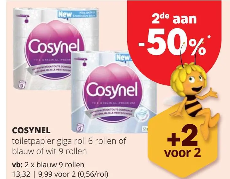 Promotie: toiletpapier
