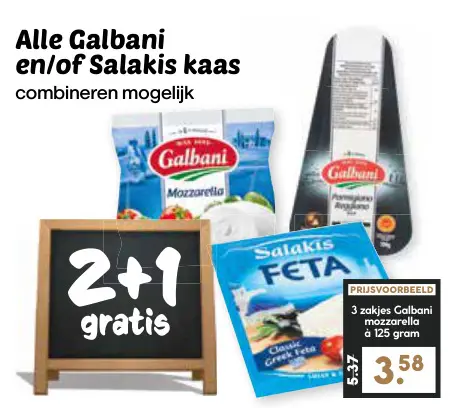 Aanbieding: Alle Galbani en/of Salakis kaas