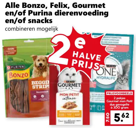 Aanbieding: Dierenvoeding en/of snacks