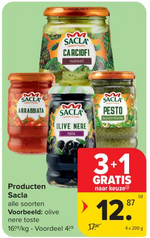 Promotie: Sacla products
