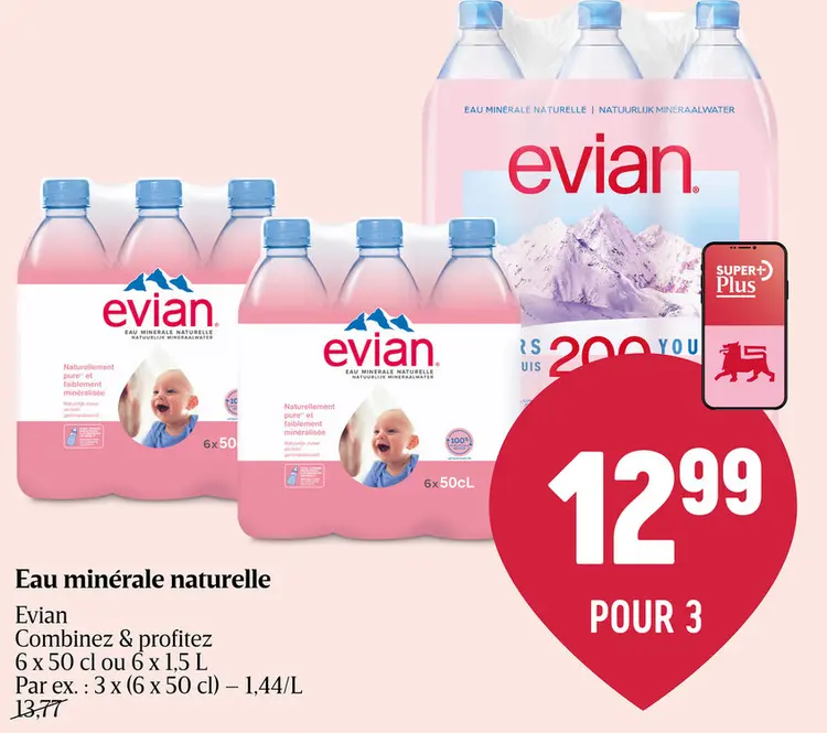 Offre: Eau minérale naturelle