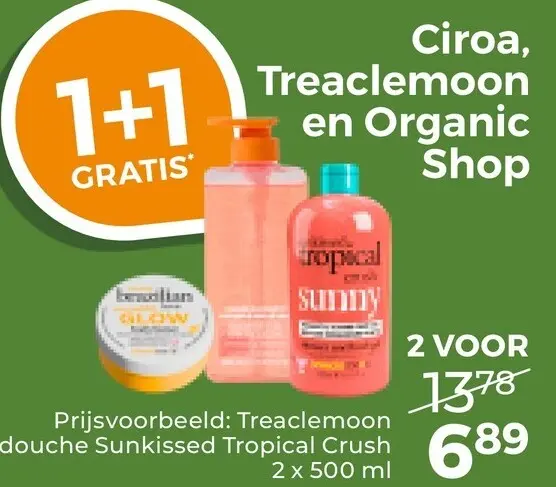 Aanbieding: Ciroa, Treaclemoon en Organic Shop