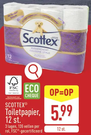 Promotie: Toiletpapier