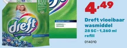 Promotie: Vloeibaar wasmiddel refill