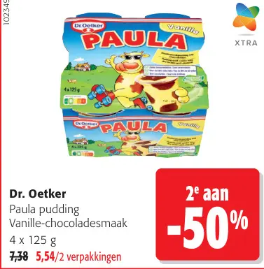 Promotie: Paula pudding