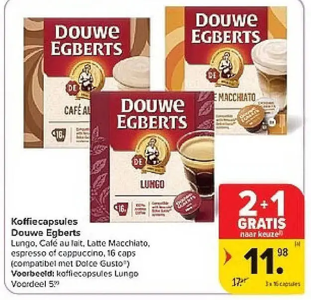 Promotie: Koffiecapsules Douwe Egberts