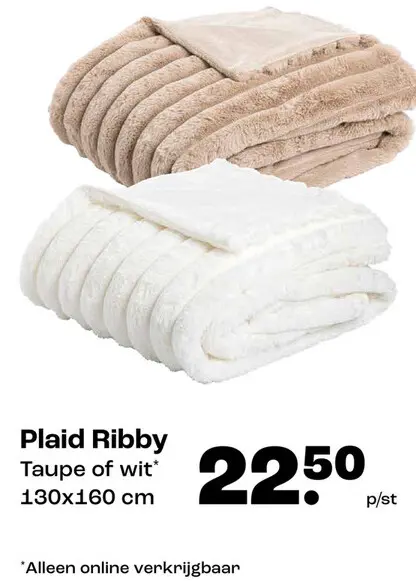 Aanbieding: Plaid Ribby