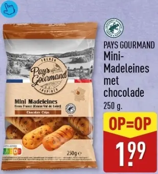 Aanbieding: Mini-Madeleines met chocolade