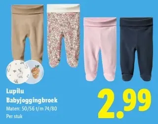 Aanbieding: Babyjoggingbroek