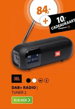 Aanbieding: JBL Tuner 2 Zwart