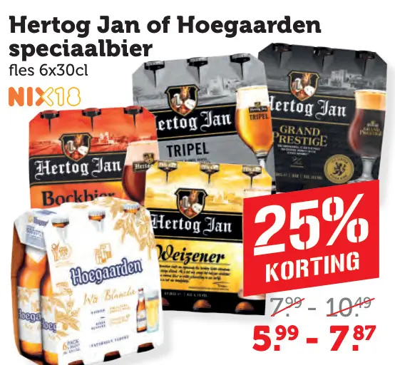 Aanbieding: speciaalbier