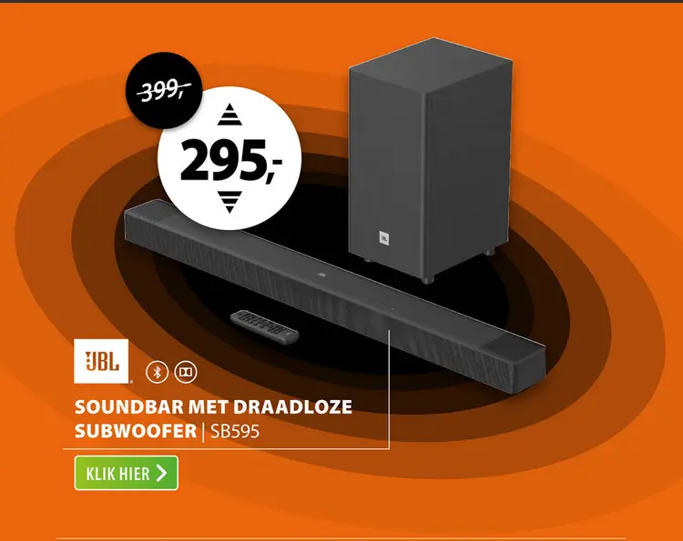 Aanbieding: JBL SB595 Zwart