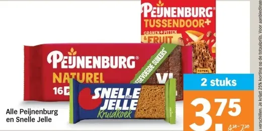 Aanbieding: Peijnenburg Naturel, Tussendoor+ Granen + Pit