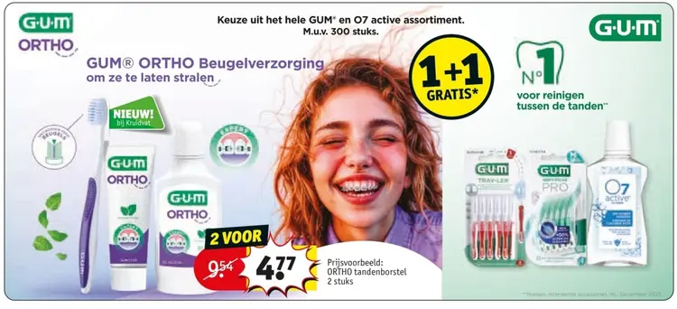 Aanbieding: GUM en 07 active assortiment