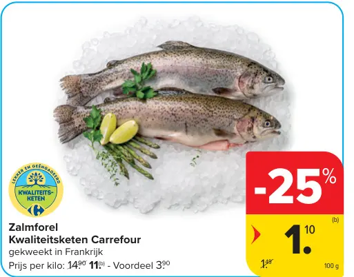 Promotie: Zalmforel