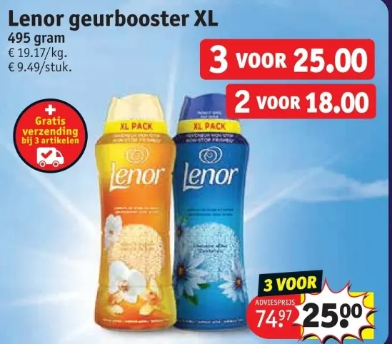 Promotie: geurbooster XL
