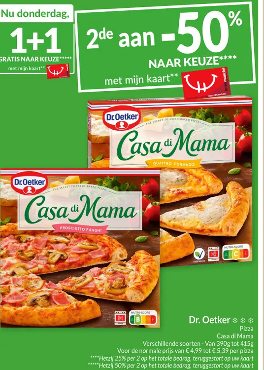Aanbieding: Pizza Casa di Mama