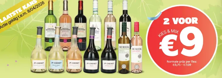 Promotie: Diverse wijnen