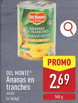 Offre: Ananas en tranches