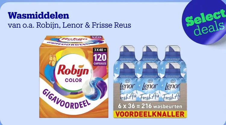 Aanbieding: Wasmiddelen