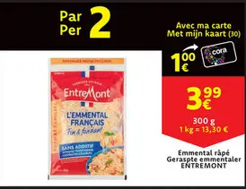 Offre: Emmental râpé / Geraspte emmentaler