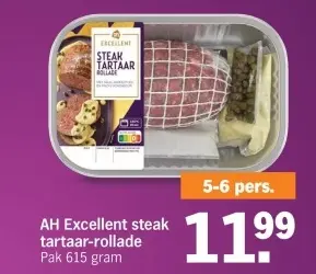 Aanbieding: Steak tartaar-rollade