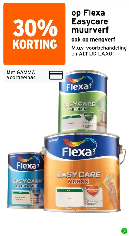 Aanbieding: Easycare muurverf