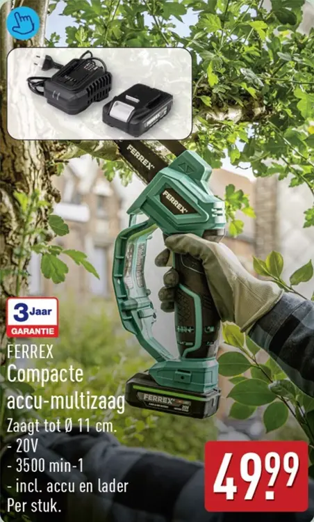 Aanbieding: Compacte accu-multizaag