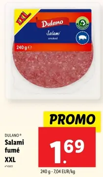 Offre: Salami fumé XXL