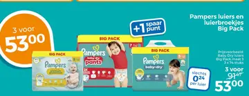 Aanbieding: Pampers luiers en luierbroekjes Big Pack